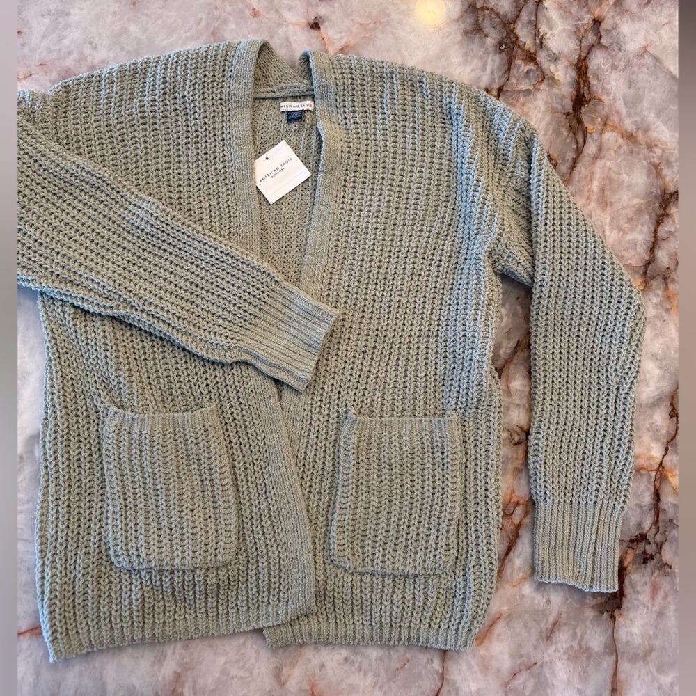 American Eagle Outfitters Women’s Sage Green Ultra Soft Cardigan XS